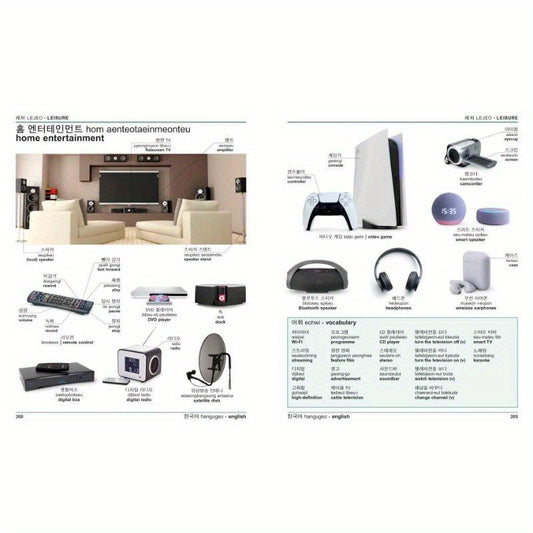 Korean English Bilingual Visual Dictionary 2025年新版DK双语图解词典 韩语-英语 韩文英文原版字典 语言学习